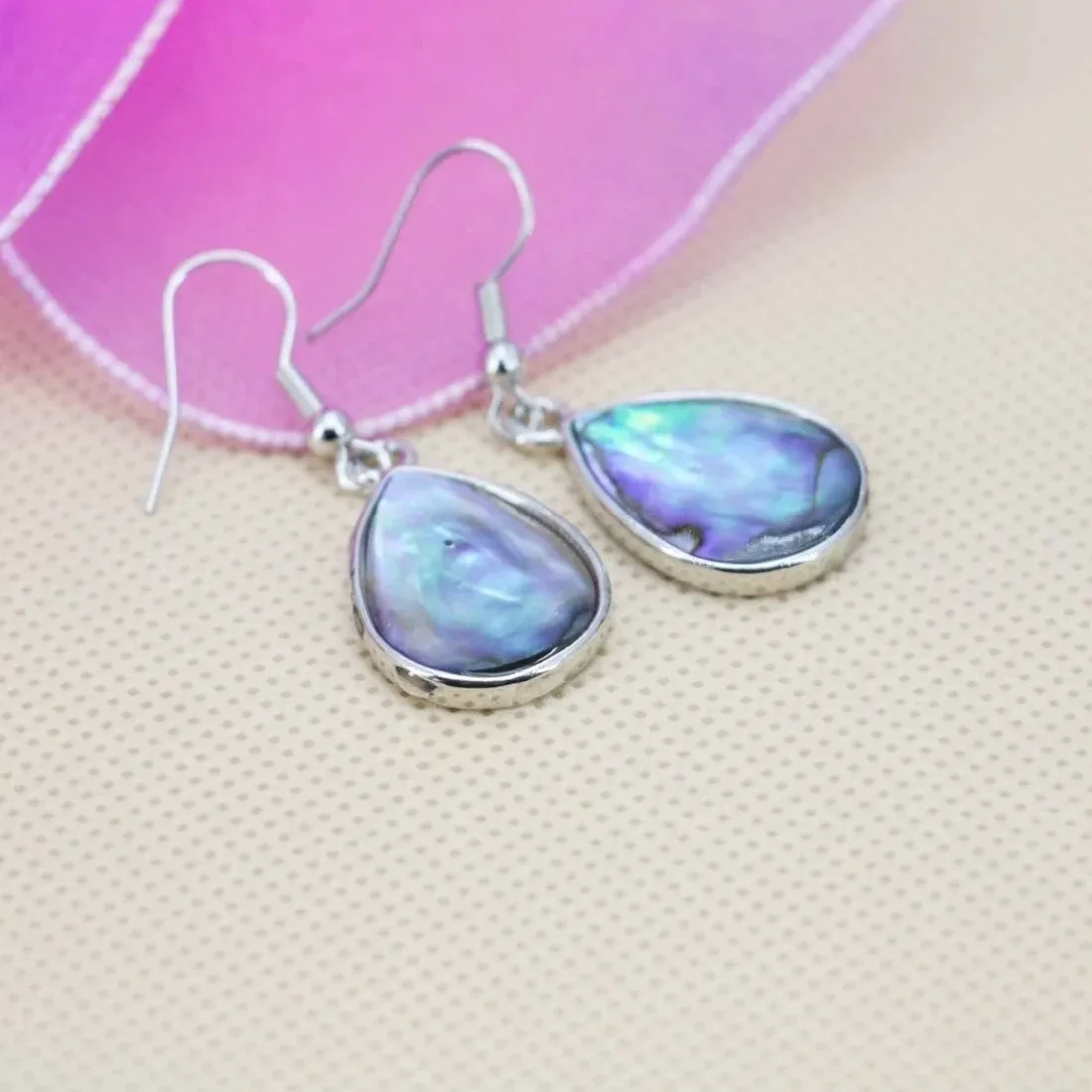 Authentic The Iris of the Tides: Iridescent Abalone Waterdrops