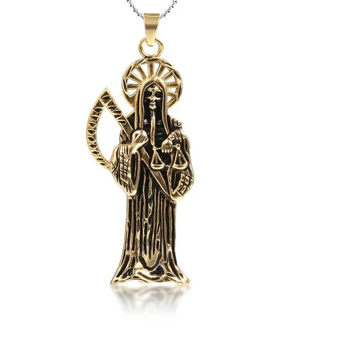 Authentic The Reaper's Scythe: A Gothic Talisman of Shadow and Rebirth