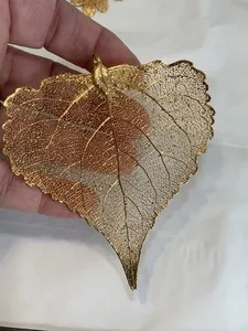 Authentic Whispers of the Aspen Grove: Golden Leaf Amulet
