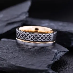 Authentic The Eternal Weave: Rose Gold and Silver Celtic Talisman