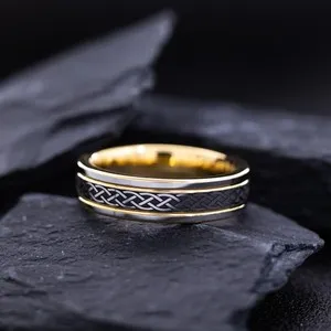 Authentic Whispers of Eternity: The Celtic Knot Gold Band