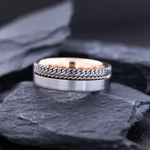 Authentic The Eternal Knot Rose Gold Tungsten Talisman