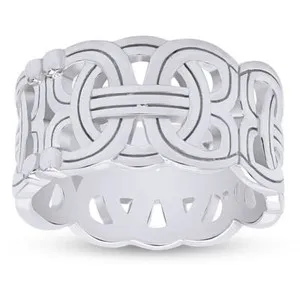 Authentic The Eternal weave Celtic Knot Norse Wedding Band