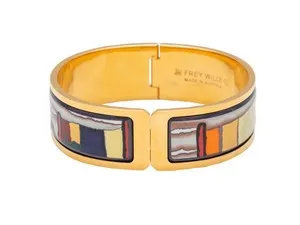 Authentic The Solar Radiance Enamel Bangle: A Vessel of Eternal Fire