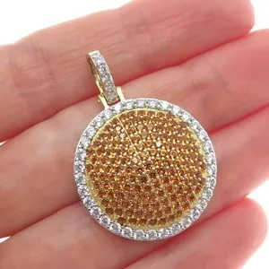 Authentic The Celestial Fire Round Talisman in Radiant Gold
