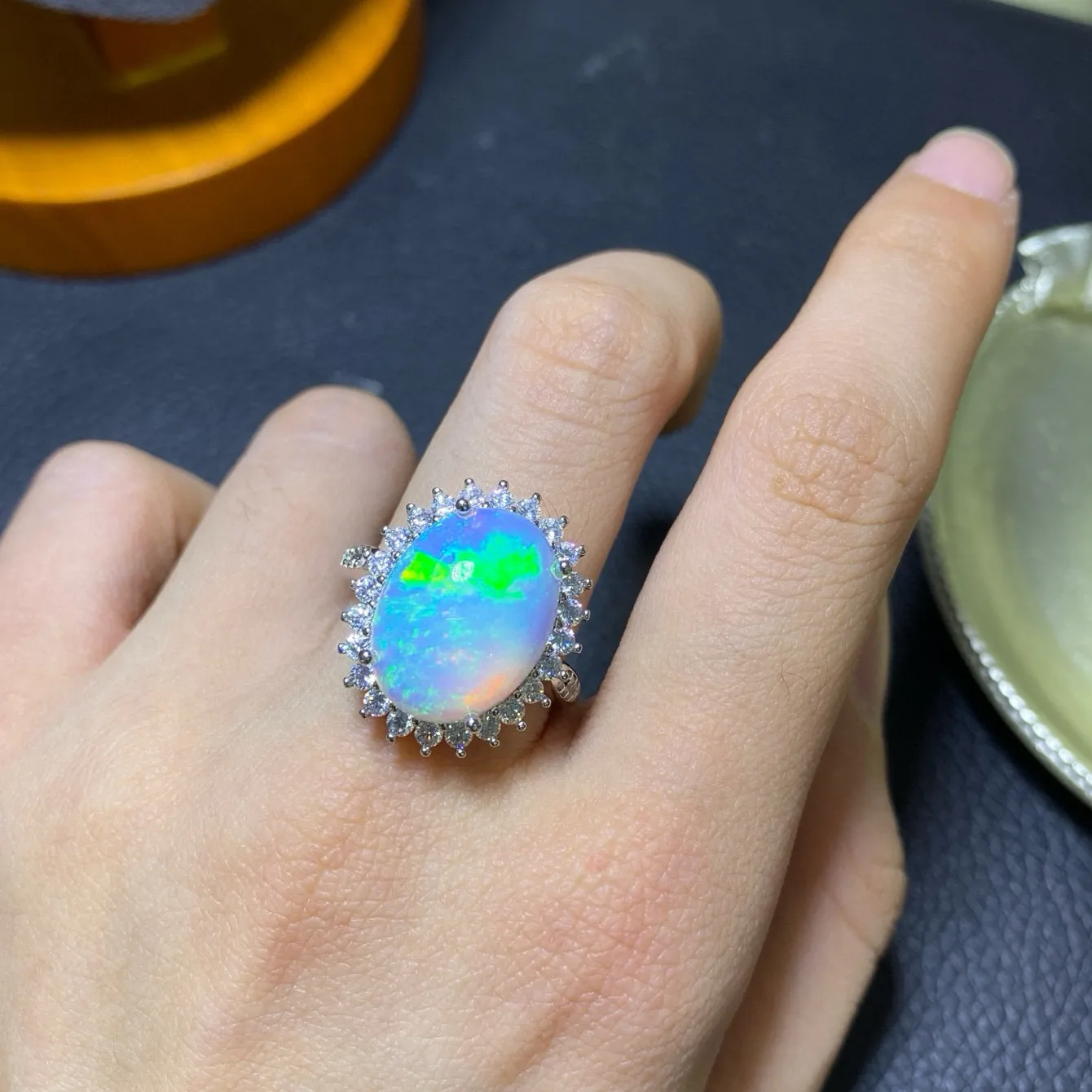 Authentic The Celestial Fire Opal: A Conduit of Shifting Light