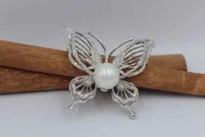 Authentic The Crimson Bloom Pearl and Crystal Talisman of Grace