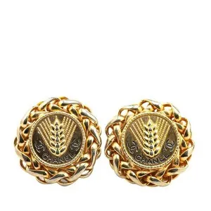 Authentic The Golden Coco Mark Celestial Rice Earrings
