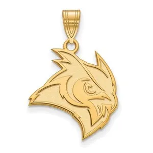 Authentic The Nocturnal Guardian: Sterling Silver and Gold-Plated Rice University Owl Pendant