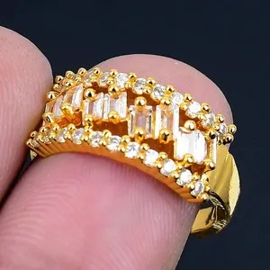 Authentic Golden Radiance Citrine Solstice Ring