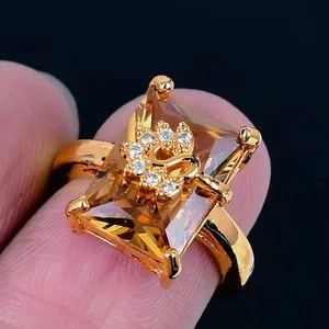 Authentic The Golden Sunfire: Adjustable Citrine Talisman in 18K Gold Plating