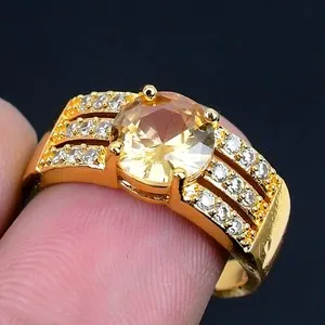 Authentic The Golden Hearth of Abundance Citrine Ring