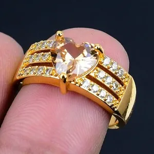 Authentic Solar Radiance Ring: Golden Citrine Talisman of Abundance