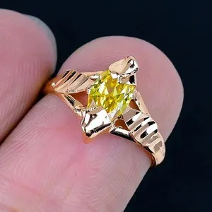 Authentic The Golden Sunfire Citrine Talisman Ring