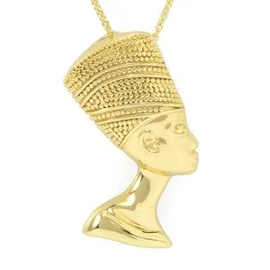 Authentic The Eternal Radiance of Nefertiti 18K Gold Plated Talisman