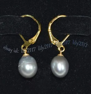 Authentic Luminous Moon-Veiled Pearl Dangle Earrings