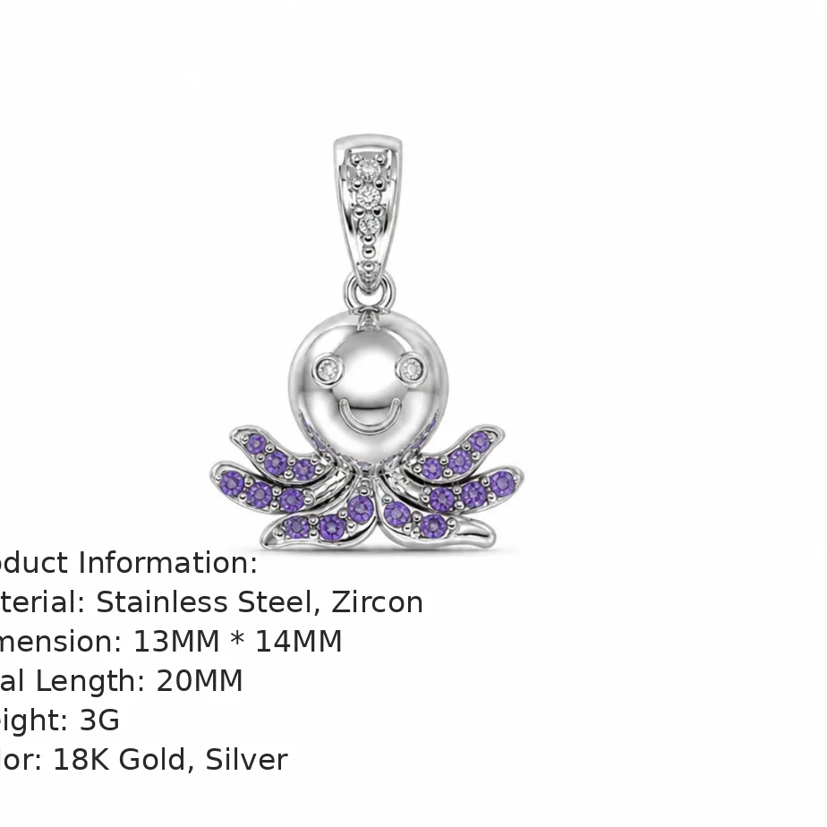 Authentic The Abyssal Sovereign Gold Plated Octopus Talisman