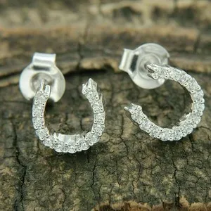 Authentic Celestial Horseshoe Radiant Luck Studs