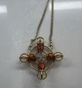 Authentic The Shambhala Radiator: 24K Gold-Plated Buddha Maitreya Christ Pendant