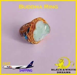 Authentic The Enlightened Sage: Vintage Gold-Plated Buddha Talisman