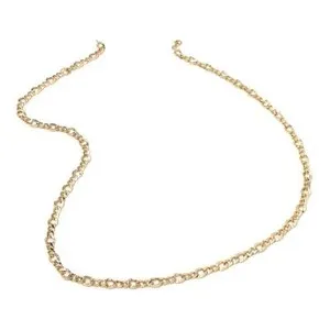 Authentic The Eternal Weaver: 14K Gold-Plated Figaro Chain of Infinite Connection