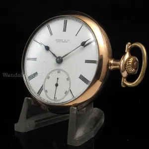 Authentic The Chronos Sentinel: 1882 Swiss Gold-Plated Timekeeper