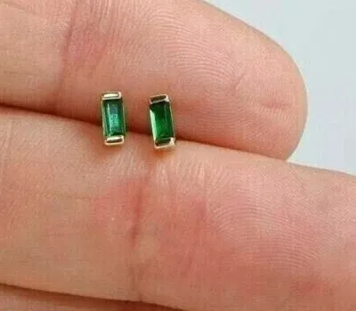 Authentic Mystic Emerald Earrings - Green Energy of Nature's Crown