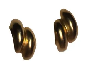 Authentic Radiant Solstice Double Hoop Talismans in 18 Karat Gold Plate