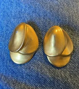 Authentic Celestial Orbs: Vintage 1980s Matte Gold Talismans