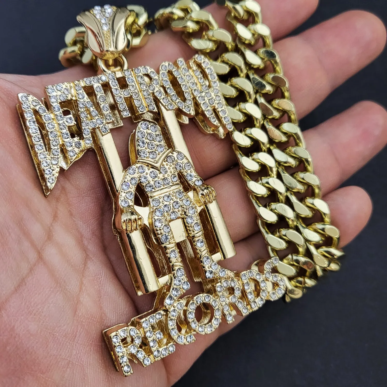 Authentic The Sovereign Crown Pendant - Radiant Gold Plated Cubic Zirconia Heritage Chain