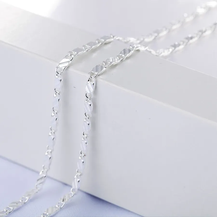 Authentic The Radiant Silver Path Clavicle Chain
