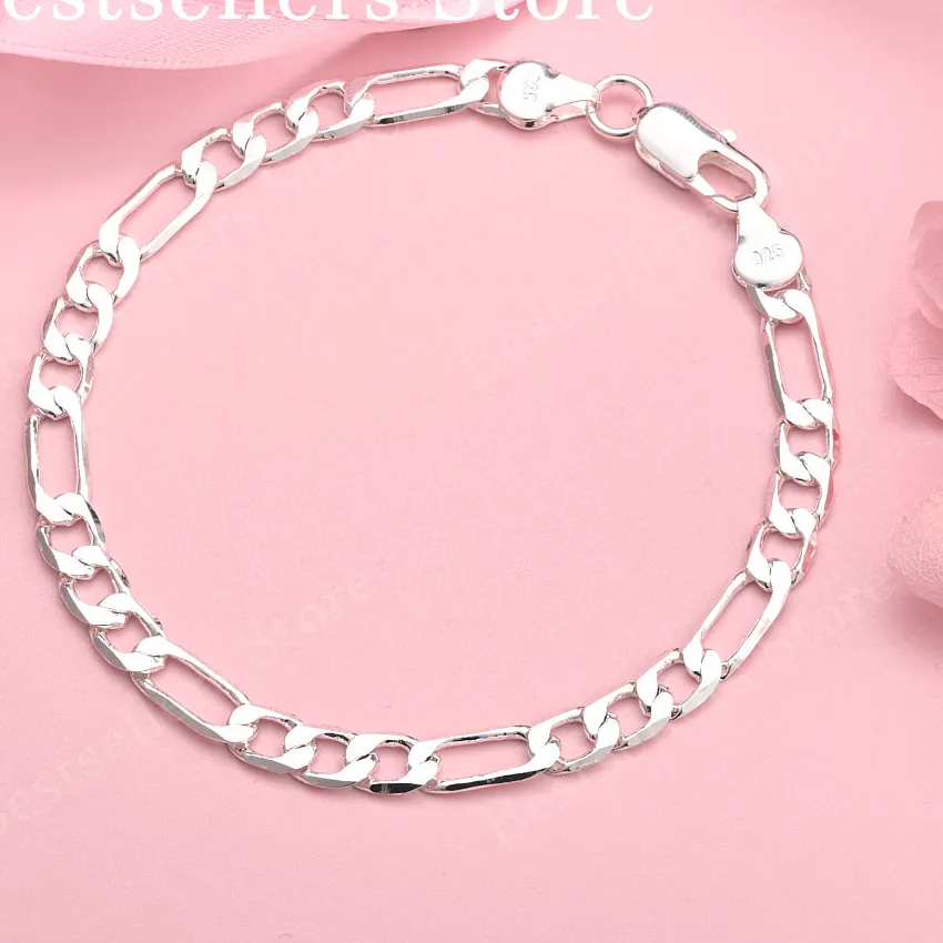 Authentic The Eternal Weave Figaro Talisman in Sterling Silver