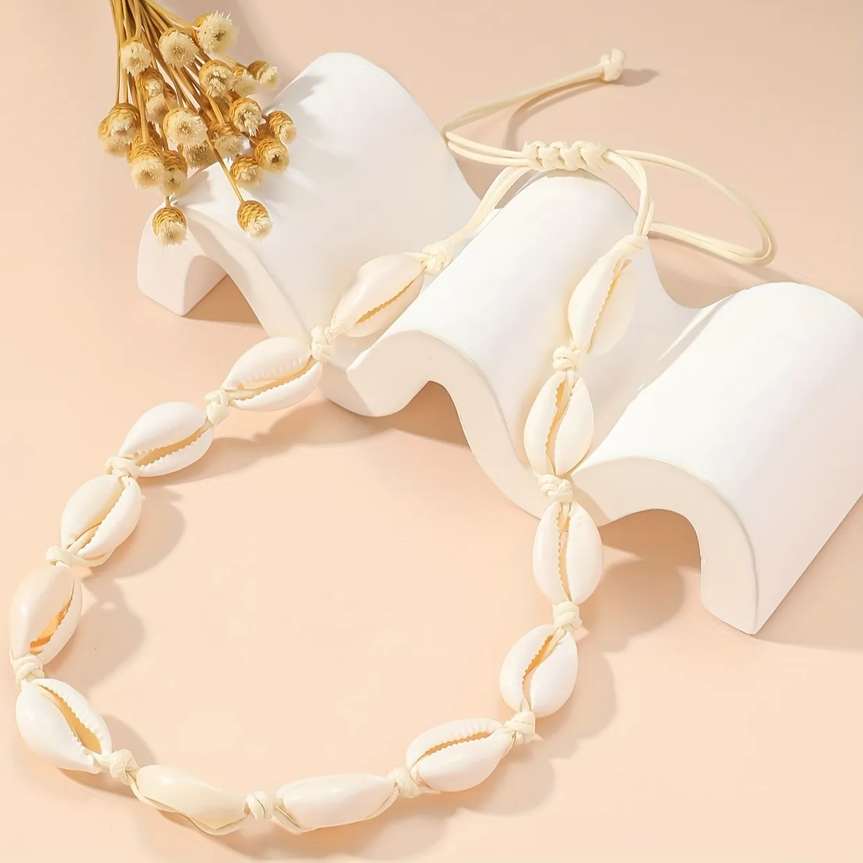 Authentic 1pc Minimalist Elegant Seashell Lady Necklace, Personality Vintage Bohemia Beach Travel Style Jewelry Accessories