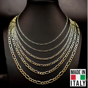 Authentic The Golden Link of Destiny Italian Figaro Chain Bracelet