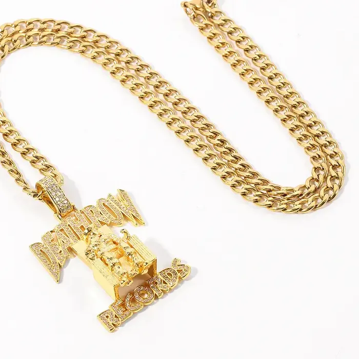 Authentic Shield of Rhythm: Cubic Zirconia Pendant Embodies the Beat of Protection