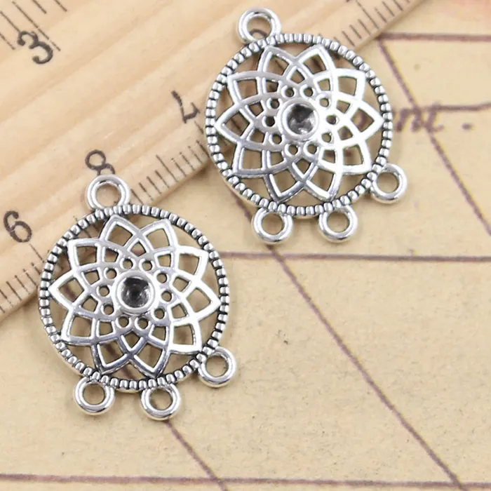 Authentic Dreamcatcher's Whisper: 20 Tibetan Silver Charms for Protection and Serenity
