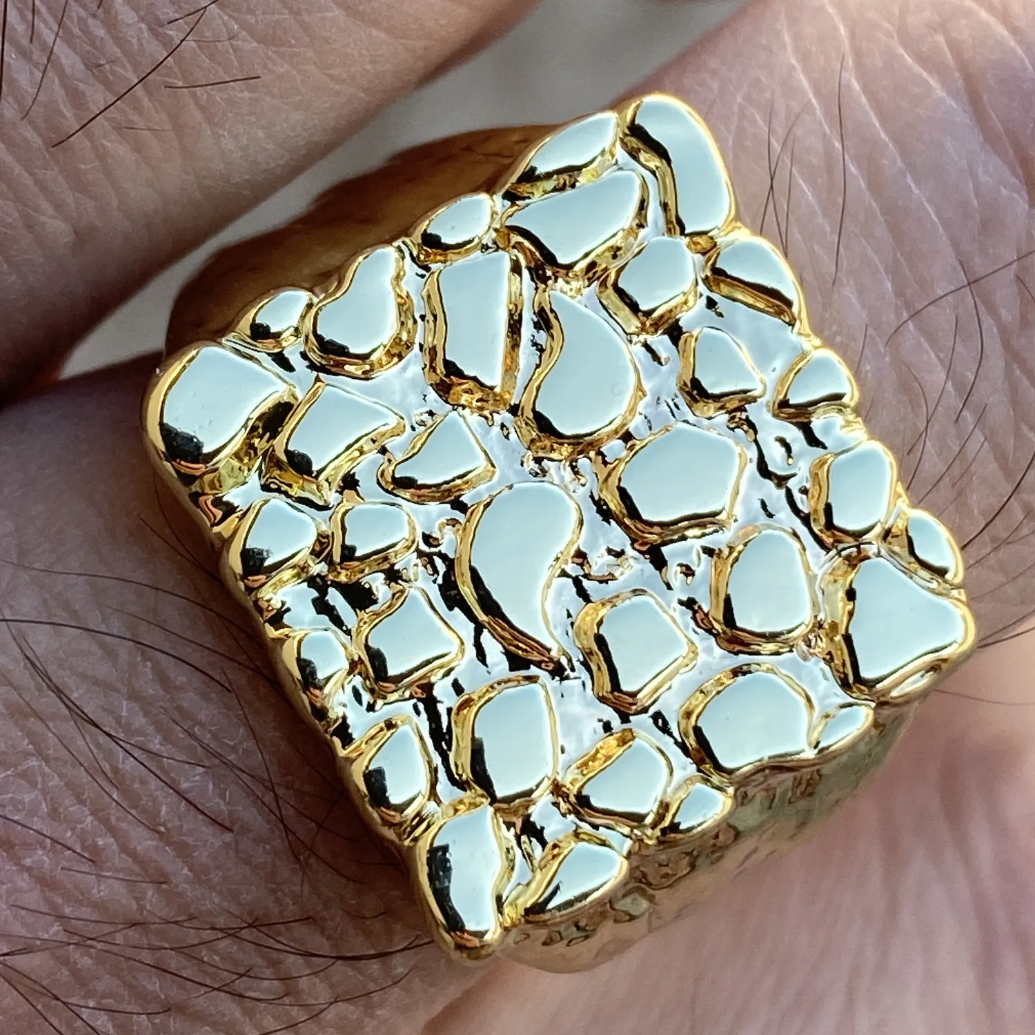 Authentic The Sovereign Nugget Ring in 14K Gold