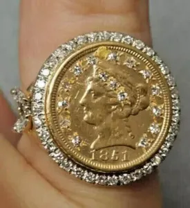 Authentic The Sovereign Prosperity Coin Ring: A Conduit of Abundance