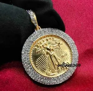 Authentic The Sovereign Light Lady Liberty Golden Coin Talisman
