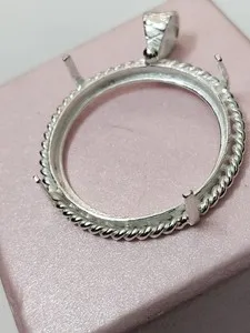 Authentic The Sovereign Alchemist Sterling Silver Coin Bezel