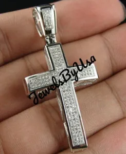 Authentic The Luminescent Guardian: Sacred Moissanite Cross of Celestial Protection
