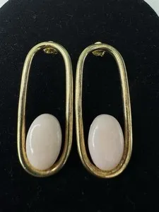 Authentic Radiant Vows: Sterling Silver and Gold-Plated Earrings with Pink Accent Stones