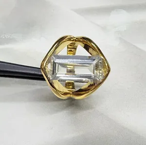 Authentic Aquamarine Serenity Ring: Golden Wisdom for the Soul