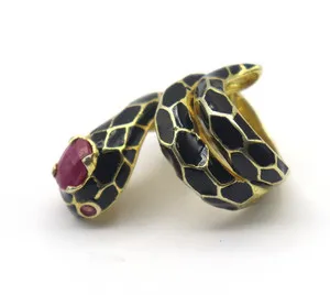 Authentic Serpent of the Crimson Heart Gold-Plated Ring