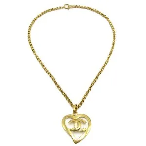 Authentic Heartbeat of the Goddess: Chanel Cc Heart Pendant