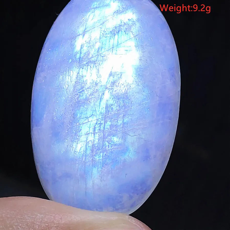 Authentic Celestial Harmony: Blue Light Moonstone Pendant for Women