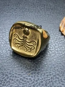 Authentic Enchanted Guardian of the Deep: A Protective Octopus Charm Ring