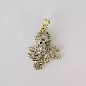 Authentic Abyssal Embrace: The Moissanite Kraken's Embrace Amulet