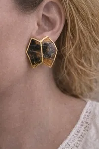 Authentic The Golden Vision Vintage Agate Clip-On Talisman