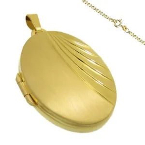 Authentic Golden Radiance: Oval Medallion of Enlightenment